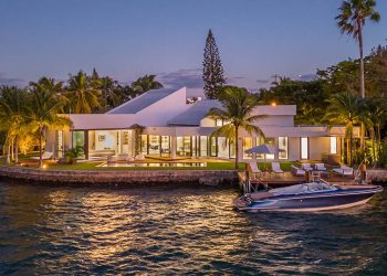 Unveiling the Opulence: $18M Mansion with Yacht Parking and Water Frontage
